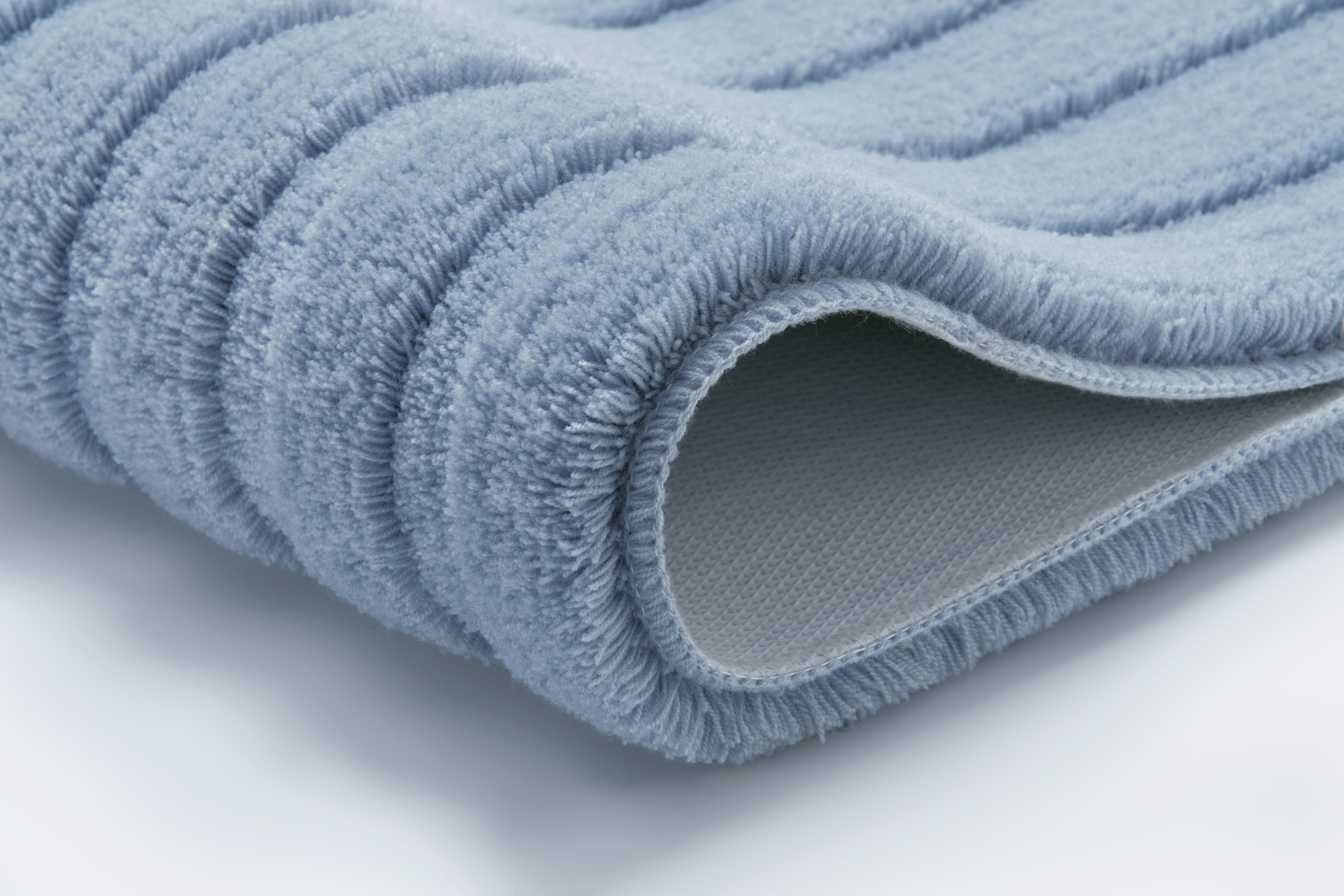 Kleine Wolke Badteppich CORD ca. 70x120cm in Farbe Stahlblau