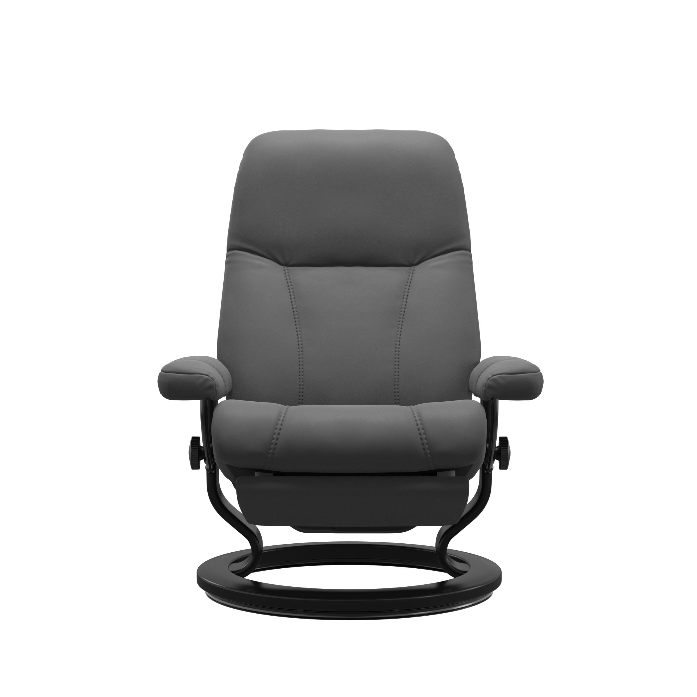 Stressless Sessel CONSUL CLASSIC POWER (L) in Leder Batick grey