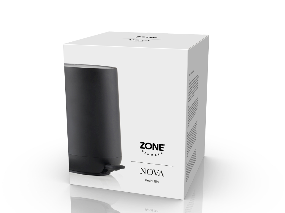 Zone Denmark Pedaleimer 3 Liter in Farbe black Zone Denmark Pedaleimer 3 Liter in Farbe black
