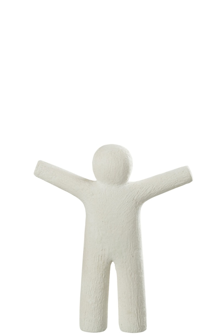 Figuren in Weiß, Figure, Figurine, Menschliche Figur, minimalistische Statue, stehende Figur