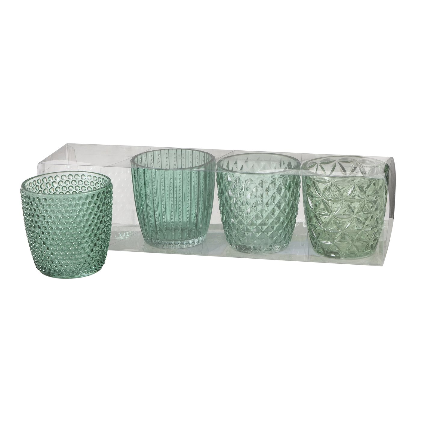 Boltze Windlicht-Set Marilu EVERYDAY ca. H7,5 cm, D7,5 cm in 490 Petrol