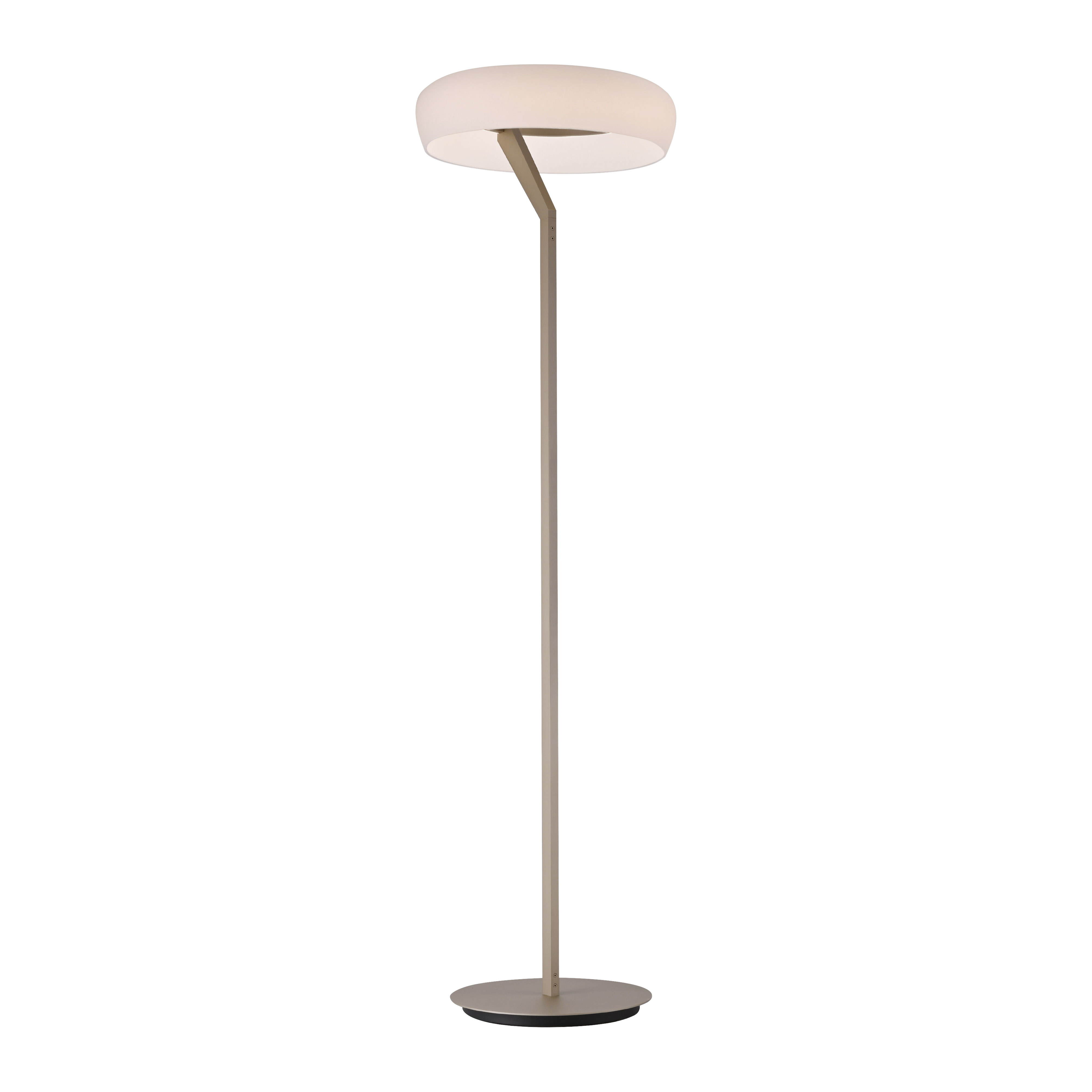 Paul Neuhaus LED-Stehleuchte PURE AURA 1-flammig in Farbe bronce Paul Neuhaus LED-Stehleuchte PURE AURA 1-flammig in Farbe bronce, Stehlampe, Standlampe, Beleuchtung, Grau-Beige, Rundschirm