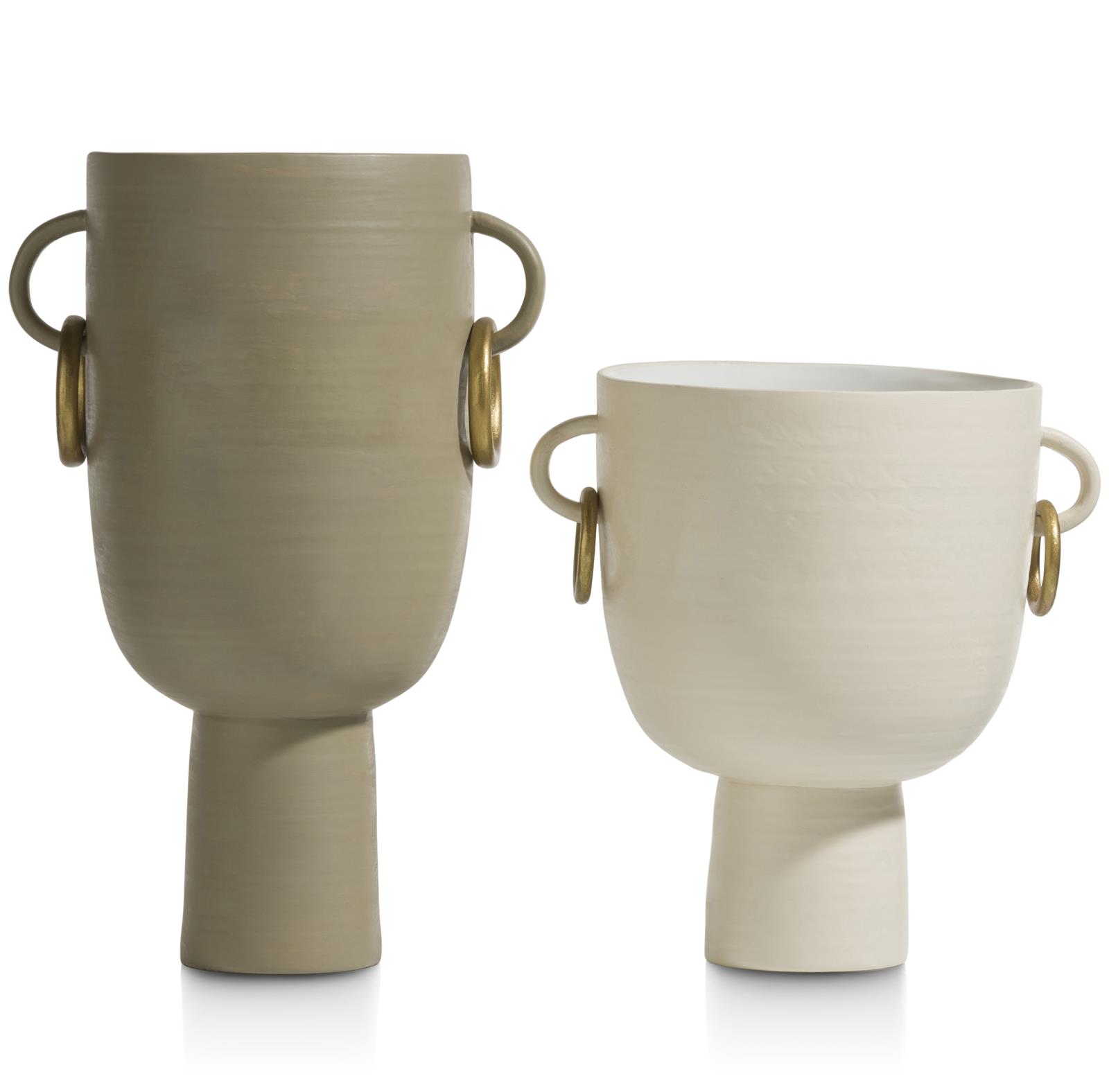 Coco Maison Presley Vase H34cm 48022-BEI