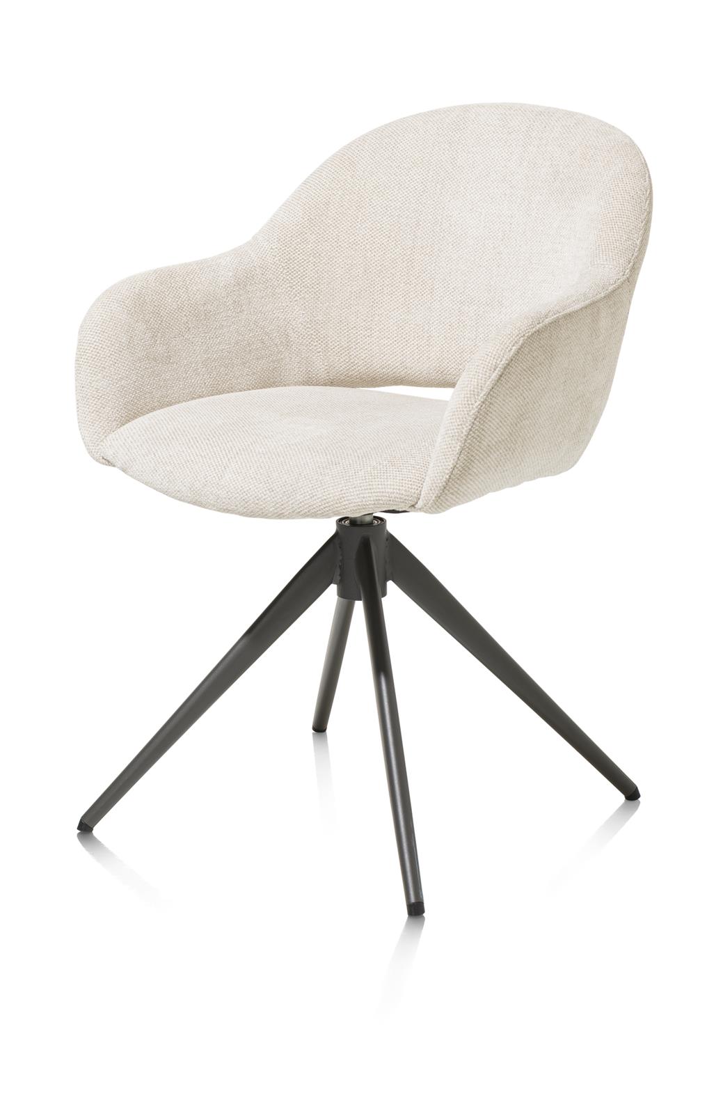 XOOON Armstuhl Finn 48654-CRE Stoff creme