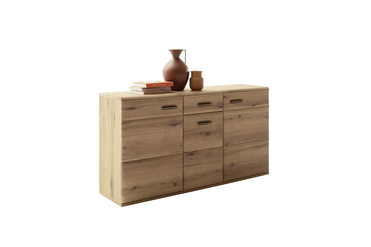 MCA Furniture Sideboard NAXOS ca. B165 H90 T44 cm in Eiche Evoke tiefgezogen Nb.