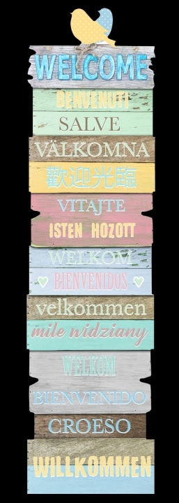 ProArt PRO ART Cut-Outs 25x70cm Welcome - Willkommen ProArt PRO ART Cut-Outs 25x70cm Welcome - Willkommen