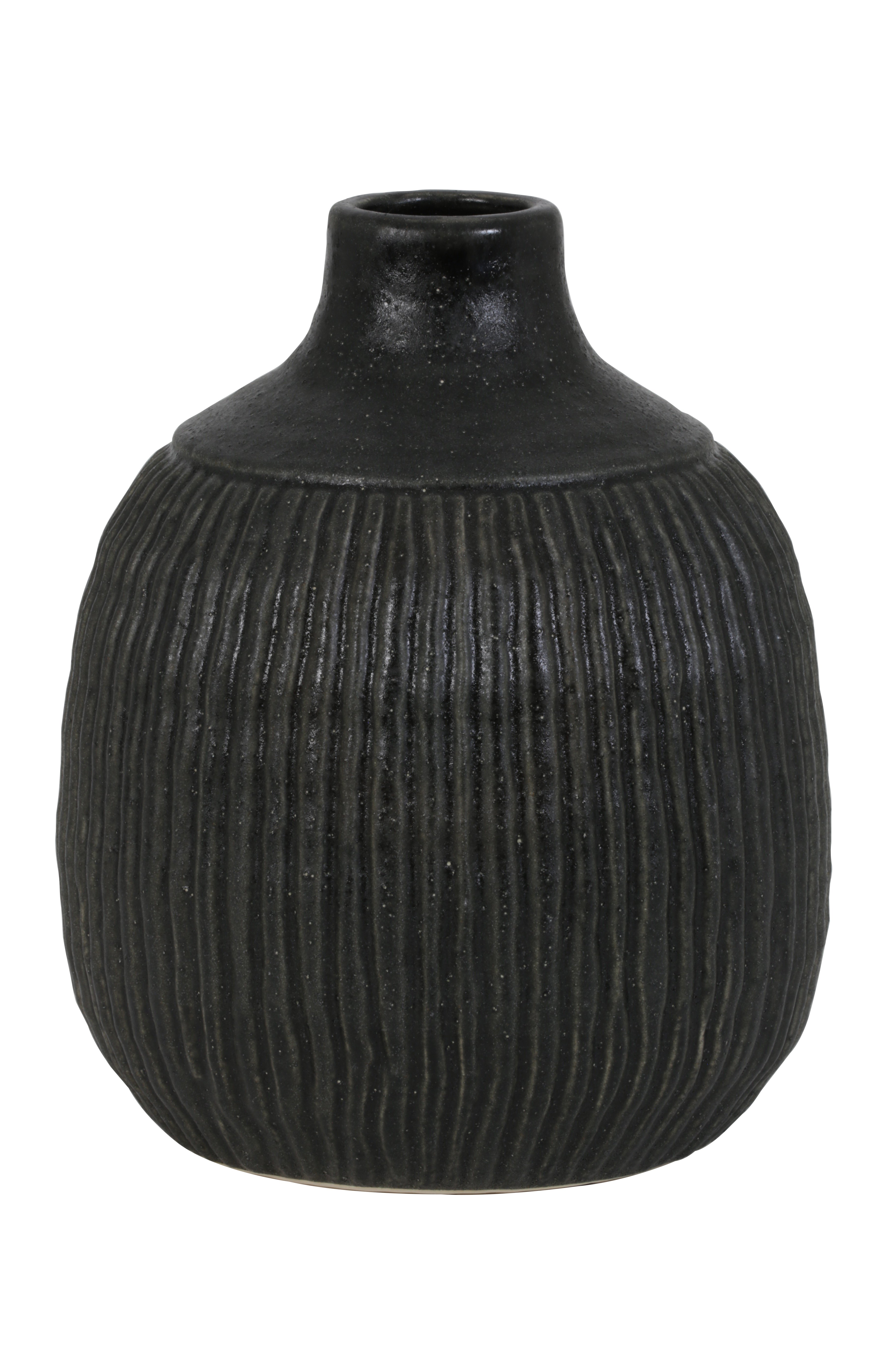 Light & Living Vase SALVADA in Schwarz