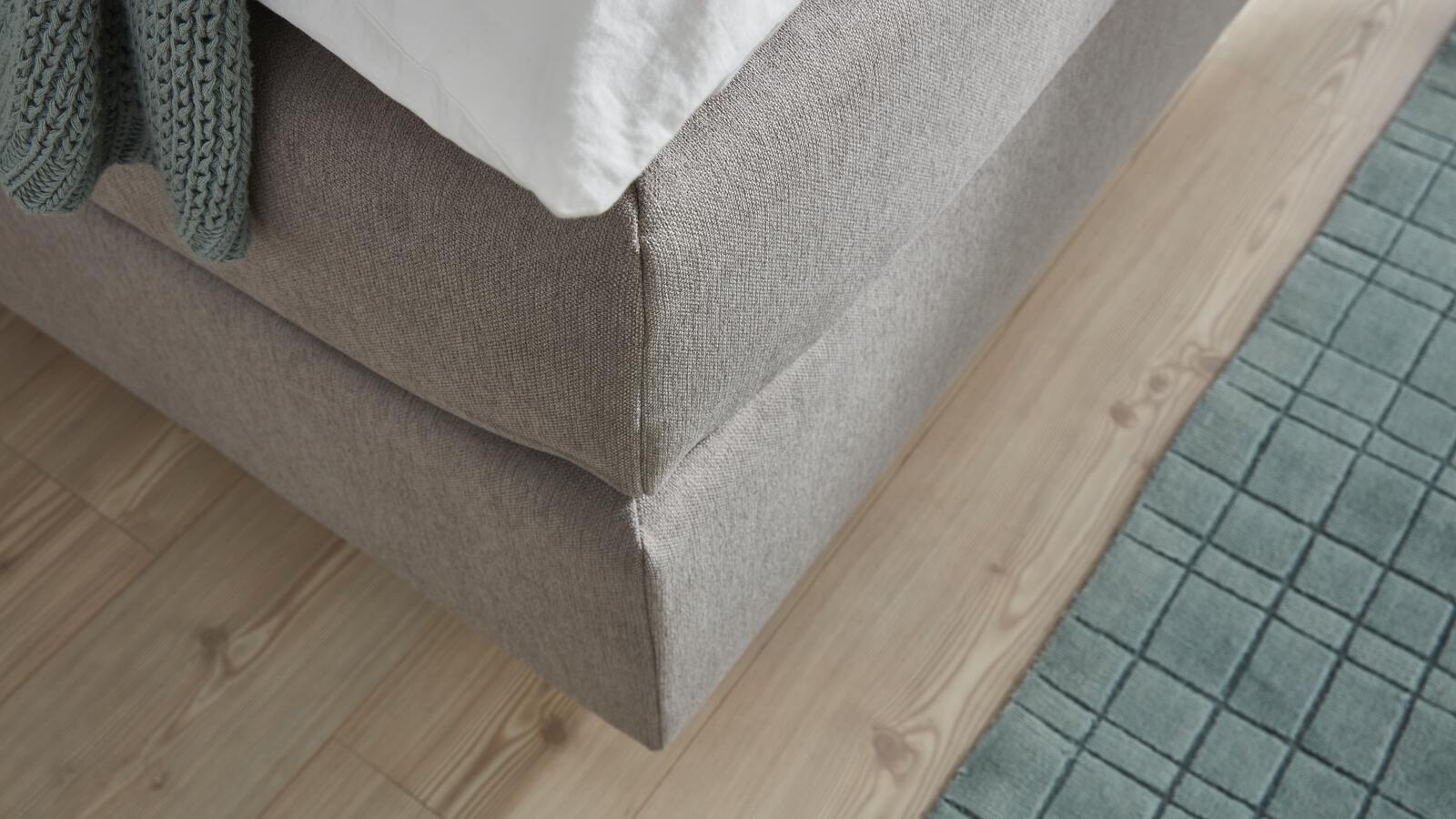 Comfortmaster Boxspringbett ca. 180 x 200 cm in Stoff Nele anthrazit