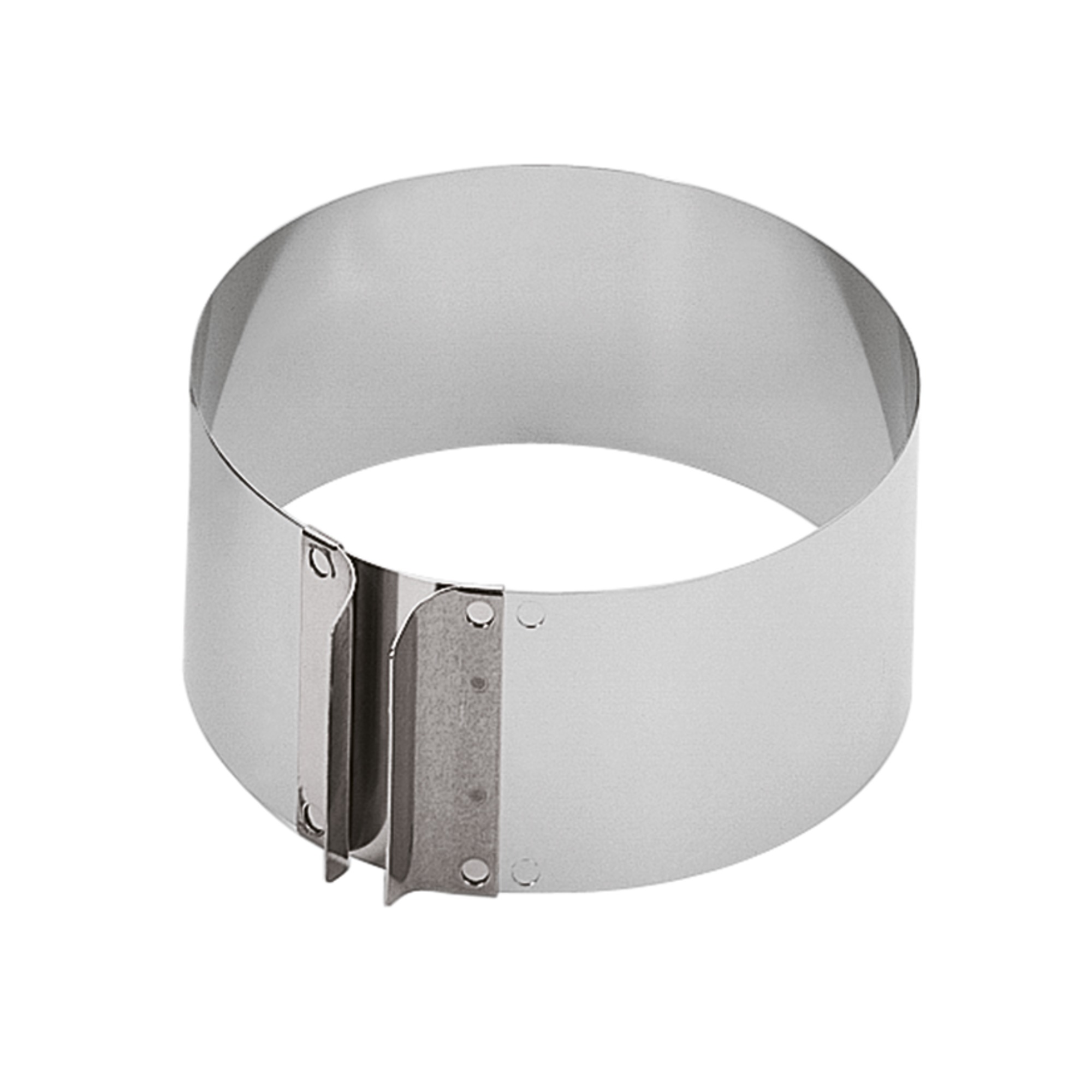 Kaiser Tortenring mit Griffen 7 cm Hoch in Edelstahl