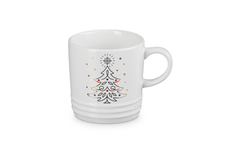 Le Creuset Becher Noël Tannenbaum aus Steinzeug