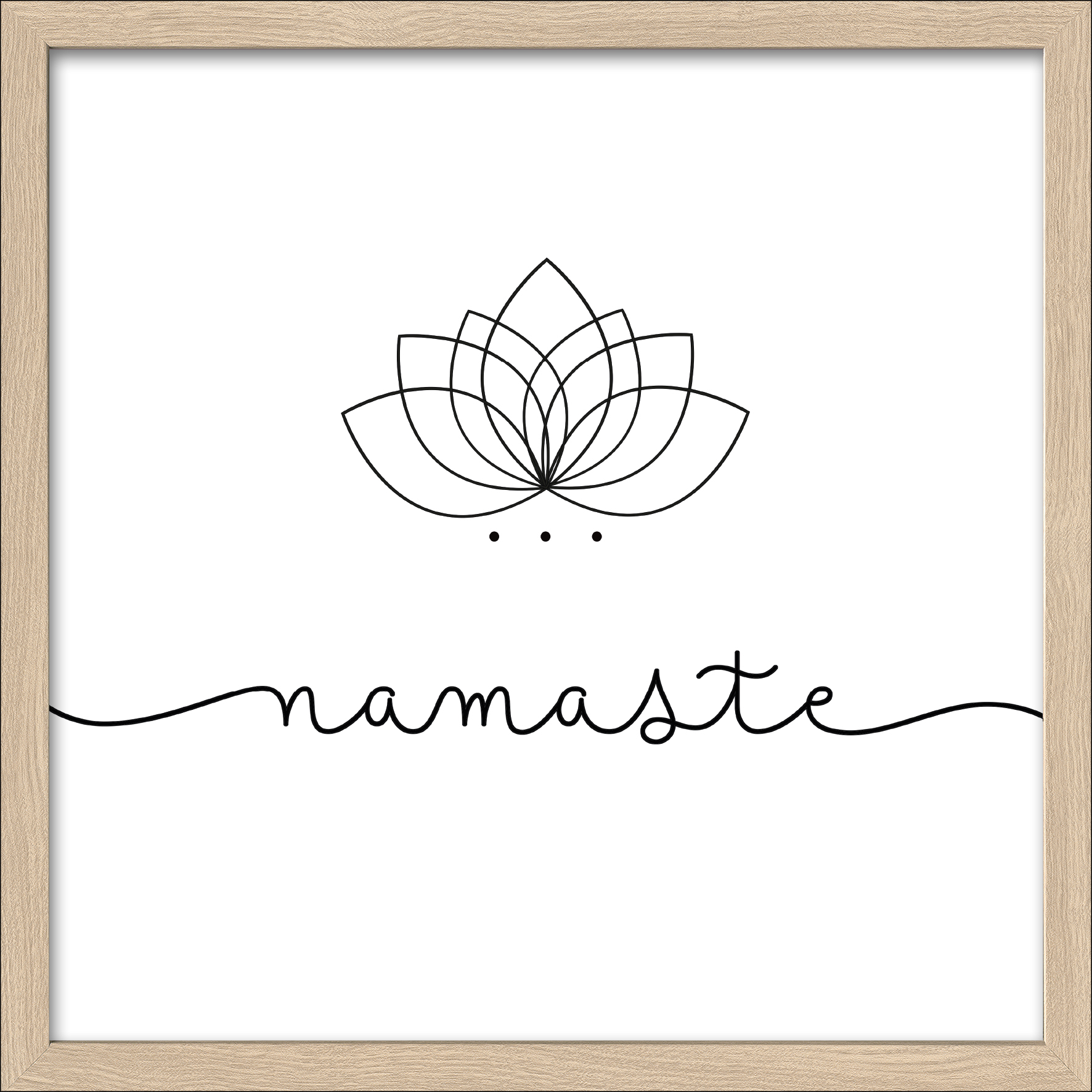 ProArt Framed-Art Slim Scandic 33x33cm Namaste