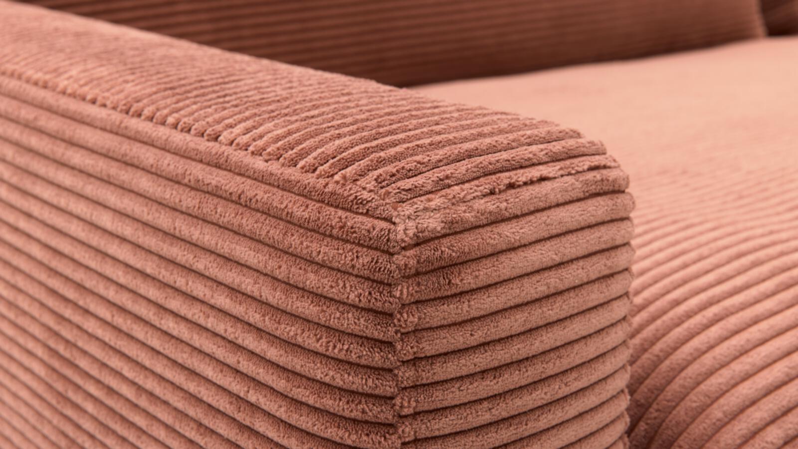 Roomio Sofa NO. 4103 in Stoff Cord rusty 