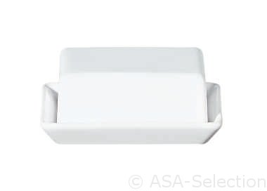 ASA Selection Butterdose Grande in Farbe weiß glänzend