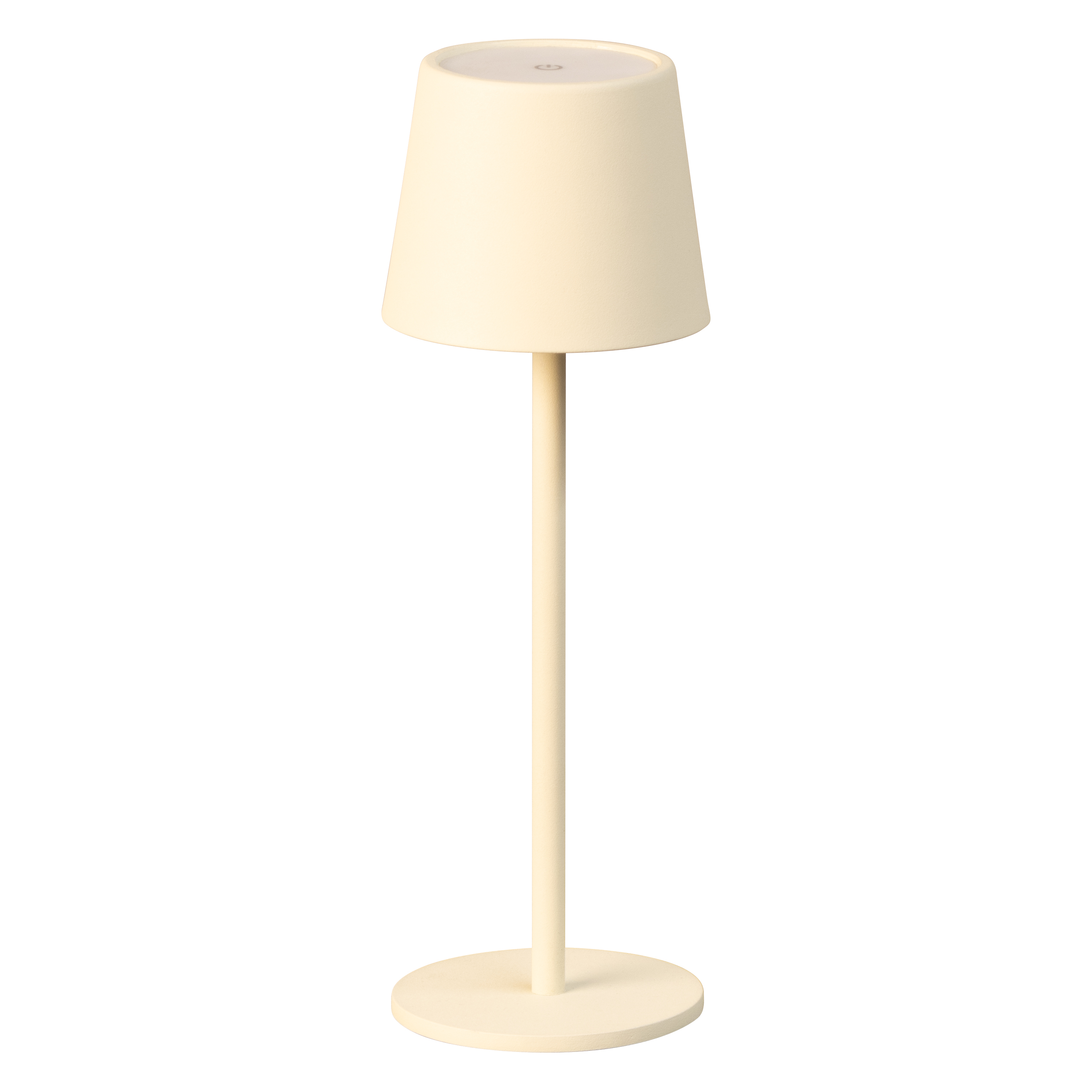 FH Lighting LED-Tischleuchte ROXI in Metall sandbeige