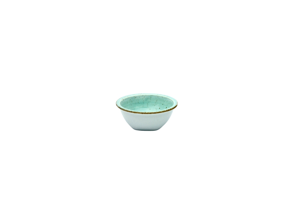 CreaTable Dipschale Vintage Nature in Farbe Aqua glänzend