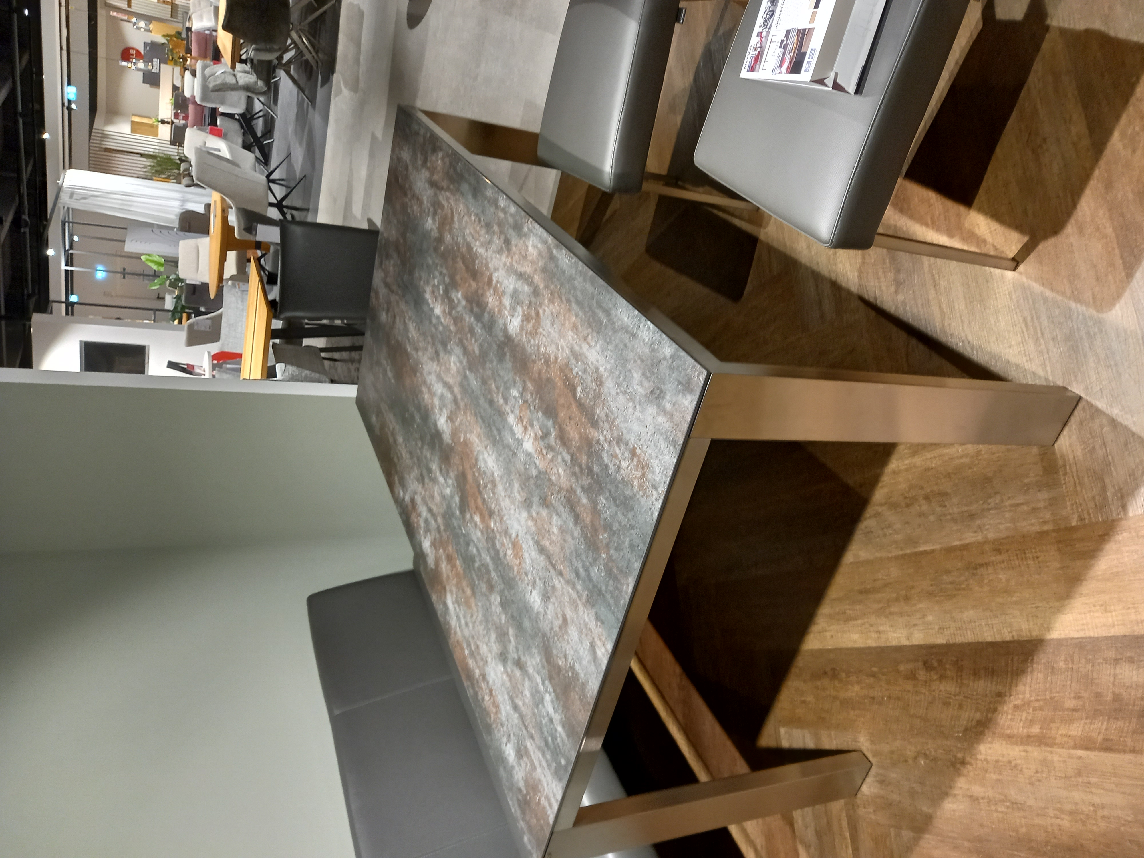 Musterring Esstisch MR NOVA ca. 180 x 100 cm, H:77 cm in Platte Keramik 1, Moebel, Tabelle, Tischplatte, Schreibtisch, Stuhl