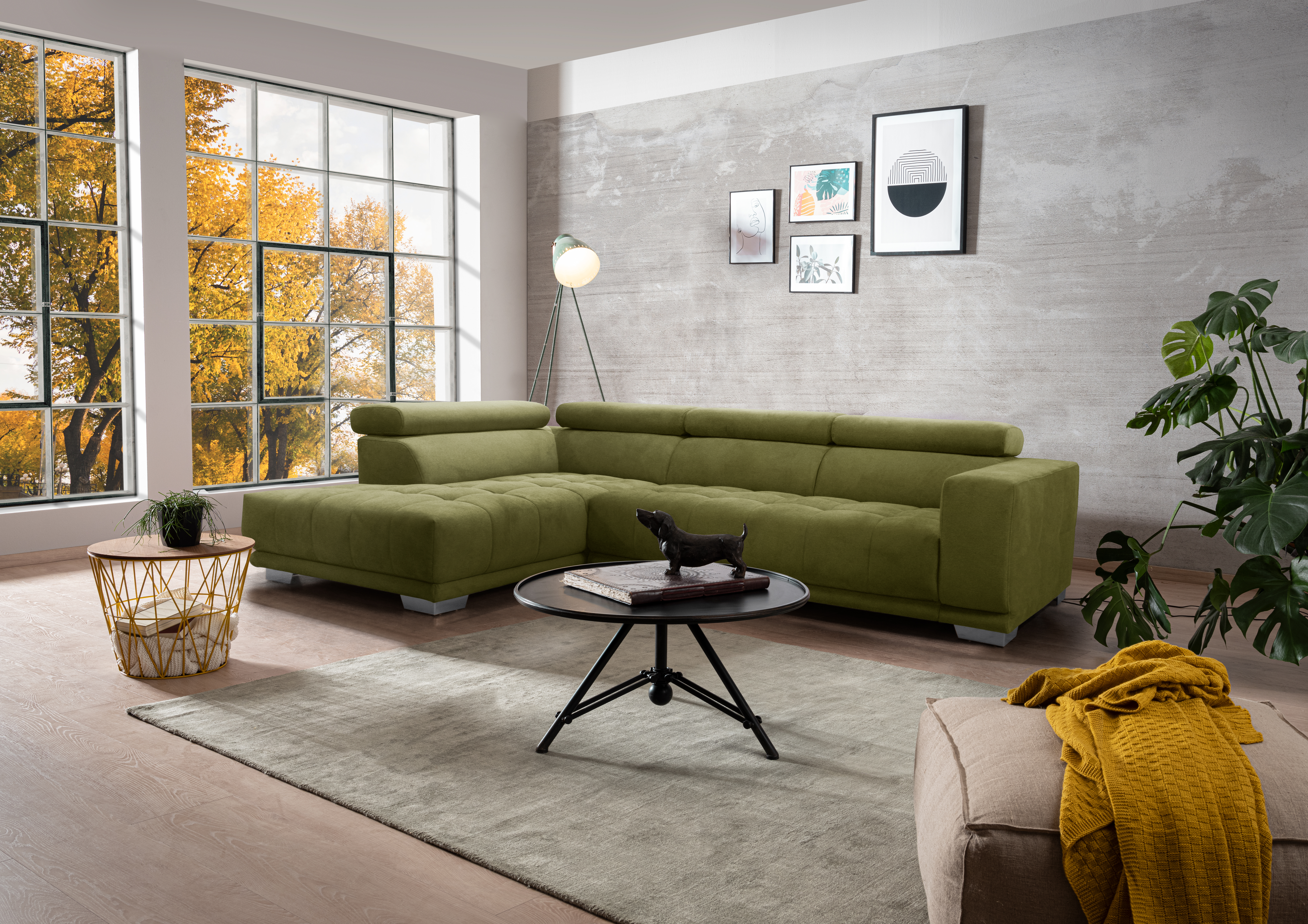 Polsterecke 7587 in Grün