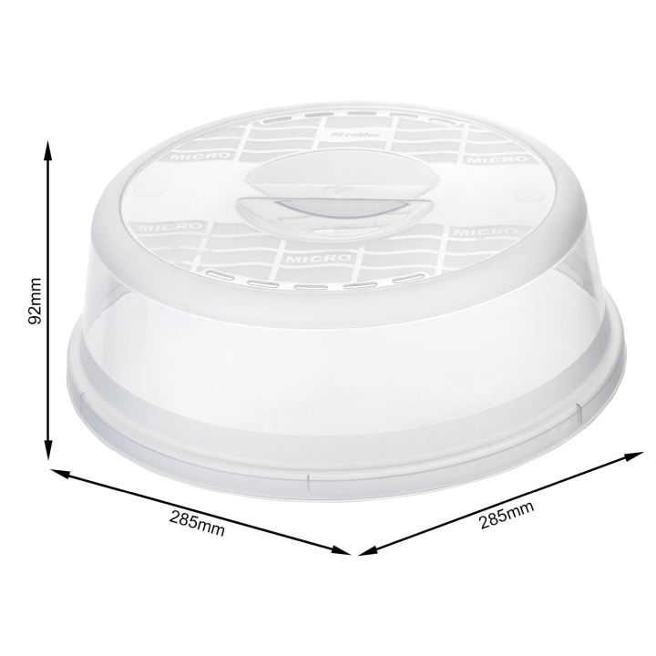 Rotho Mikrowellen-Abdeckhaube BASIC in Farbe Transparent Rotho Mikrowellen-Abdeckhaube BASIC in Farbe Transparent