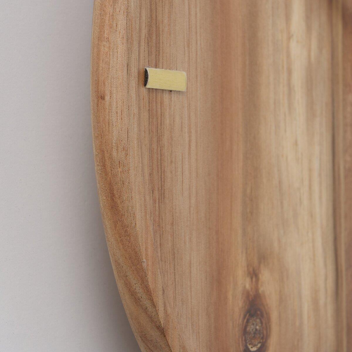 Boltze Wanduhr Marron, Holz, Drinnen, Innenarchitektur, Hartholz