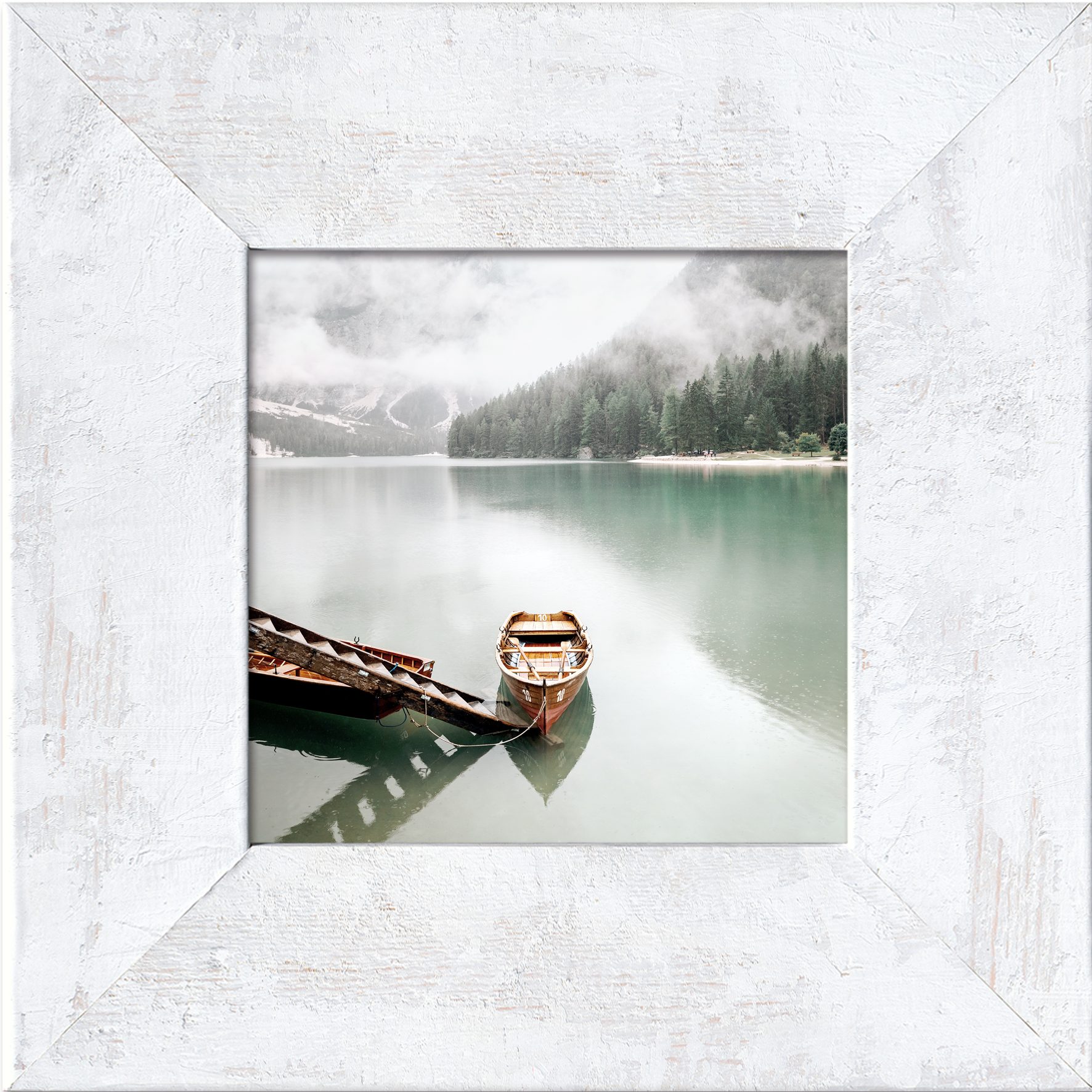 ProArt New Classic Wood 34x34cm Bootsfahrt auf Bergsee II