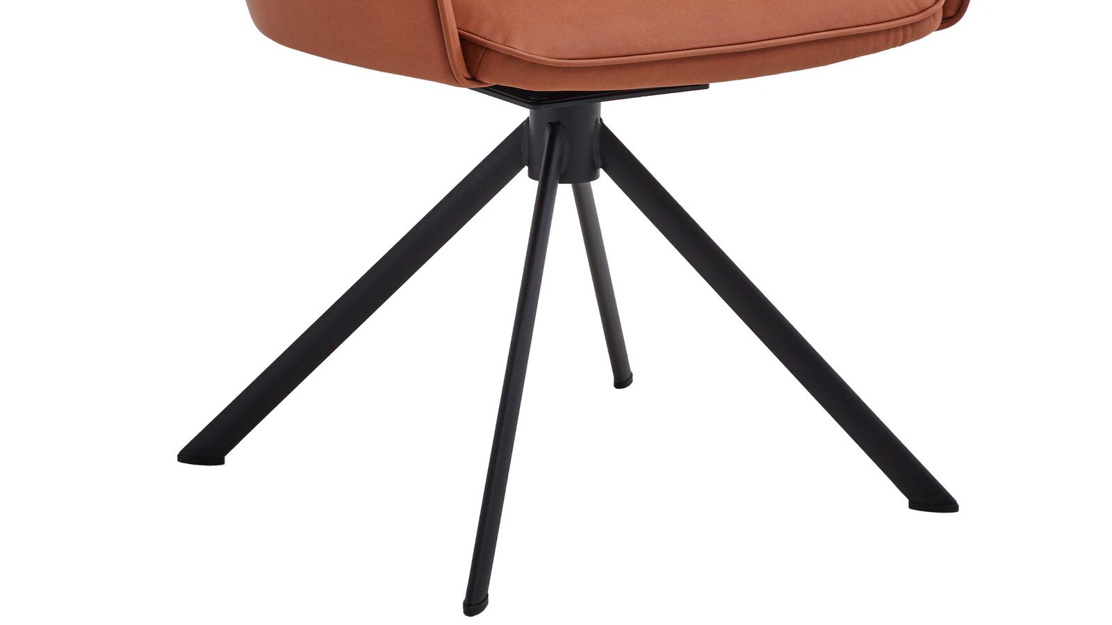 Niehoff Armlehnstuhl Cloudy ca. 62x92x46cm in Gavin cognac