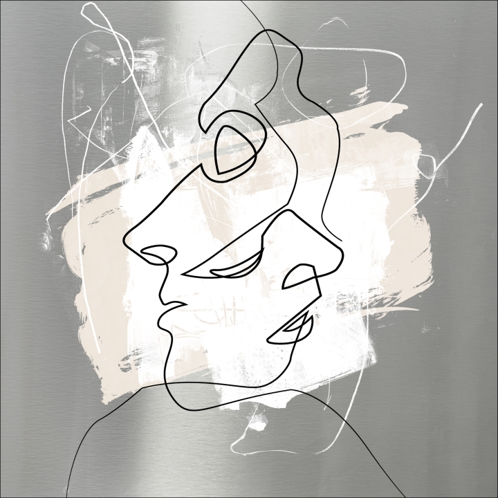 ProArt Alu-Art 50x50cm Face lines II