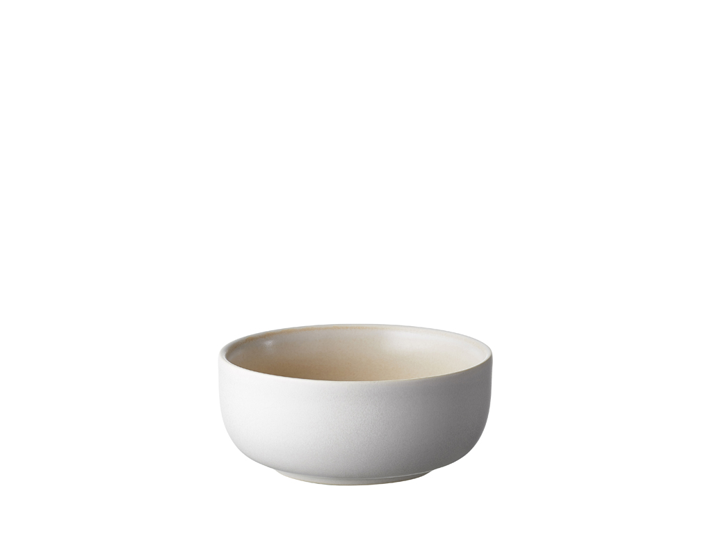 F&H Schale STUDIO ROUND NORTH in Farbe Matte white/Matte sand