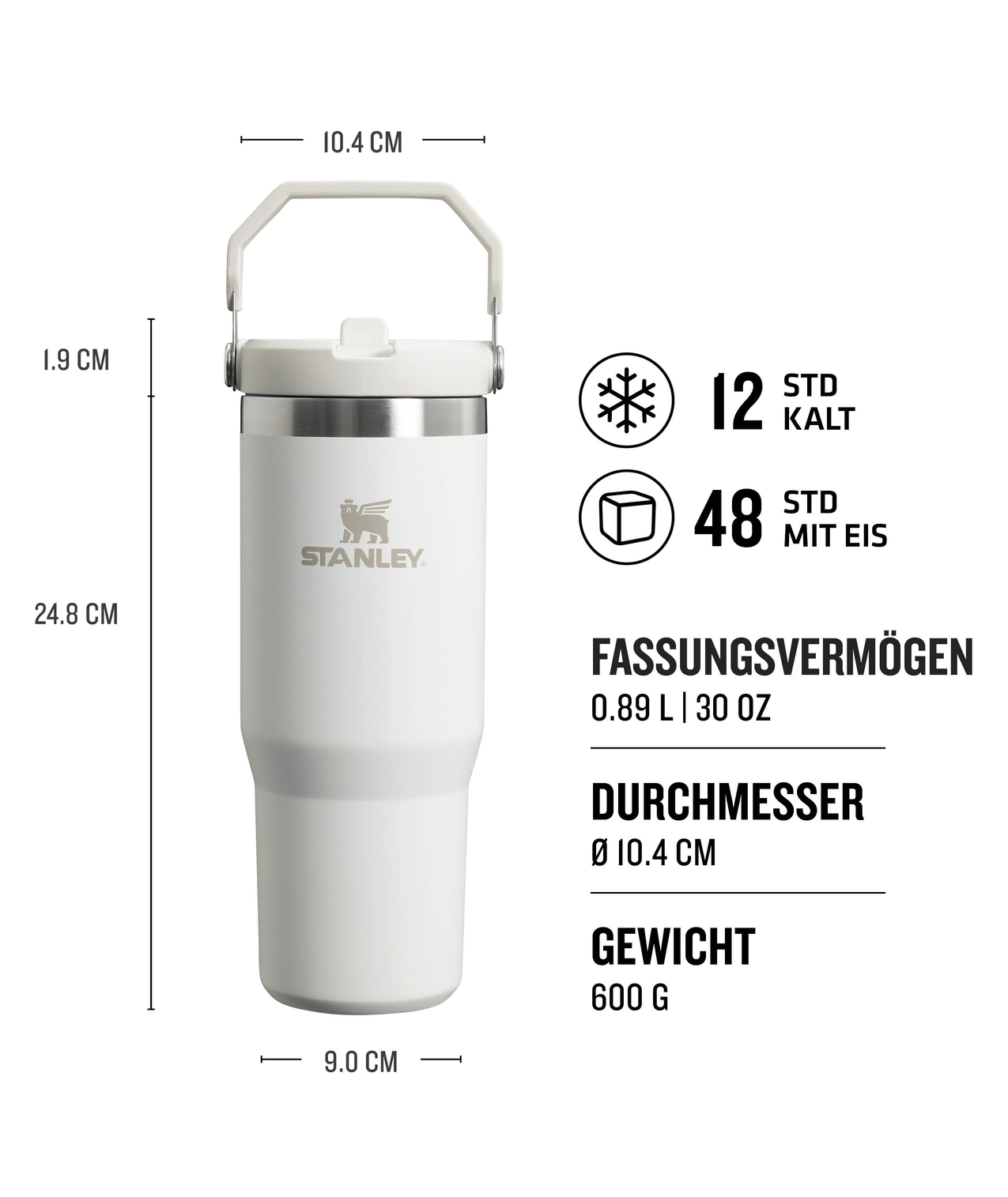 Stanley Iceflow™ Flip Straw Tumbler in Farbe Frost