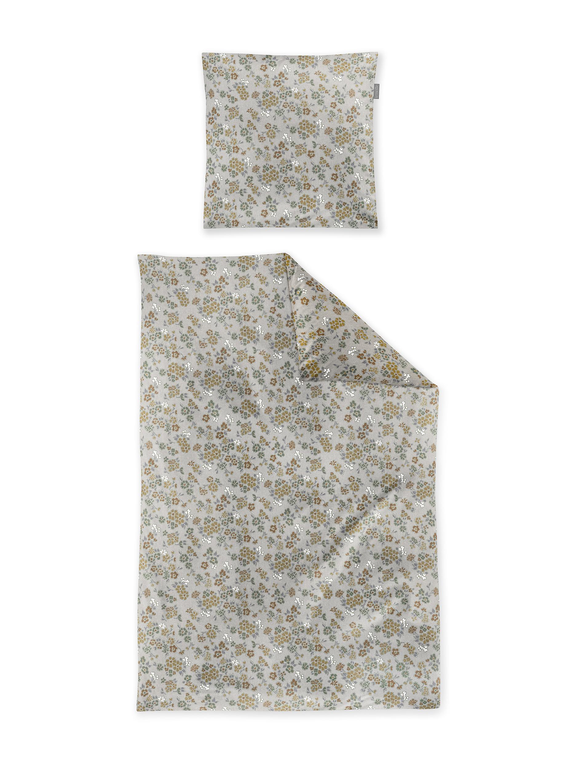 Irisette Edel-Feinbiber Bettwäsche KOALA ca. 135x200cm in Farbe gold