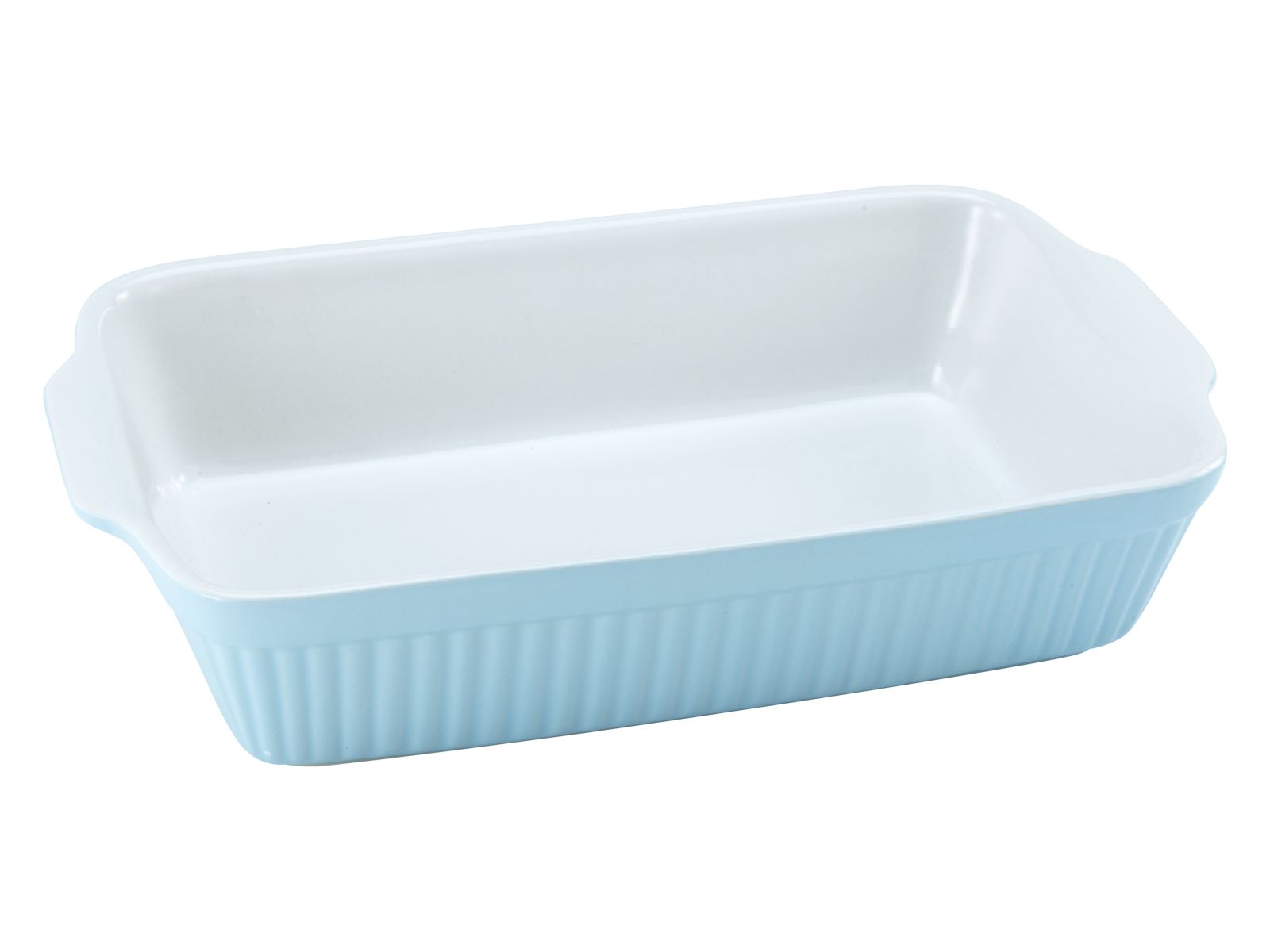 CreaTable Auflaufform Pastell Kitchen in Farbe Bleu glänzend