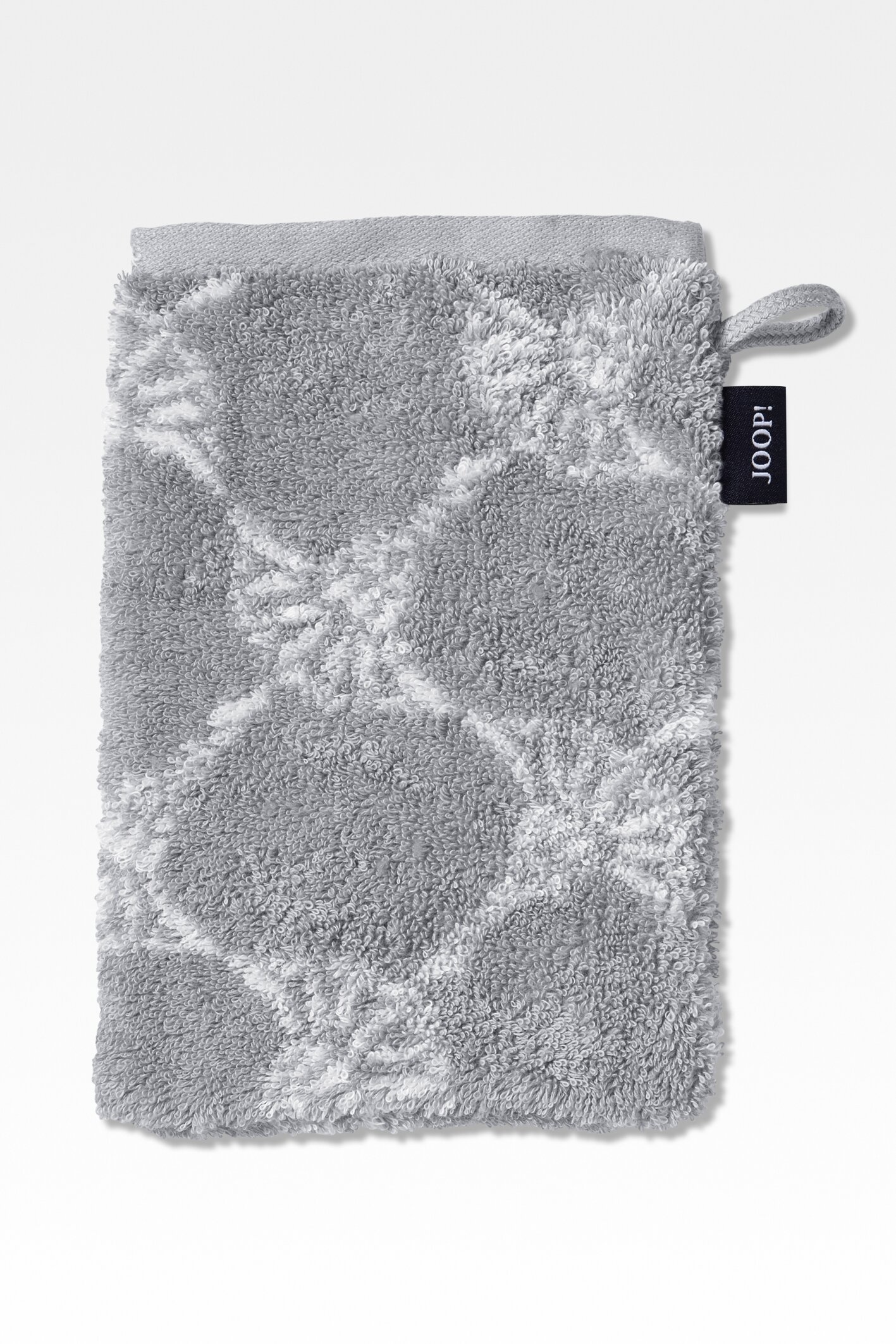 JOOP! Waschhandschuh Classic 16x22cm in Farbe silber