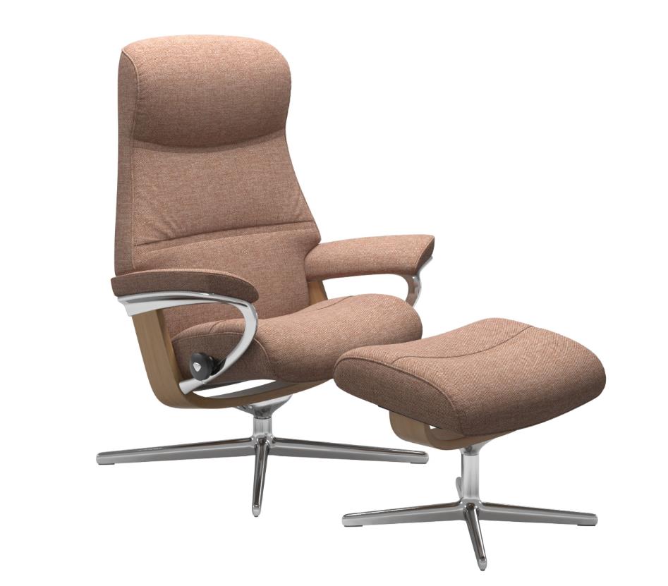 Stressless Sessel mit Hocker PHILIP in Stoff Daisy 01 Henna PG:1