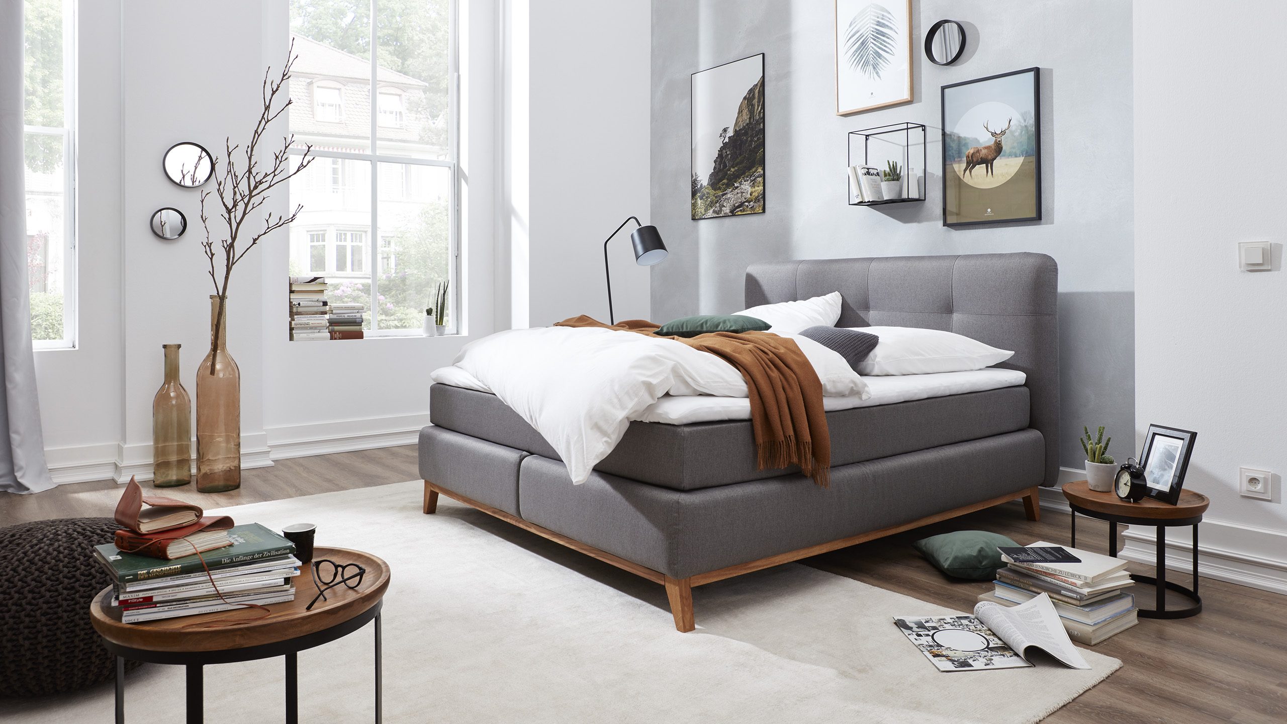 Möbel Buss Interliving Boxspringbett Serie 1406