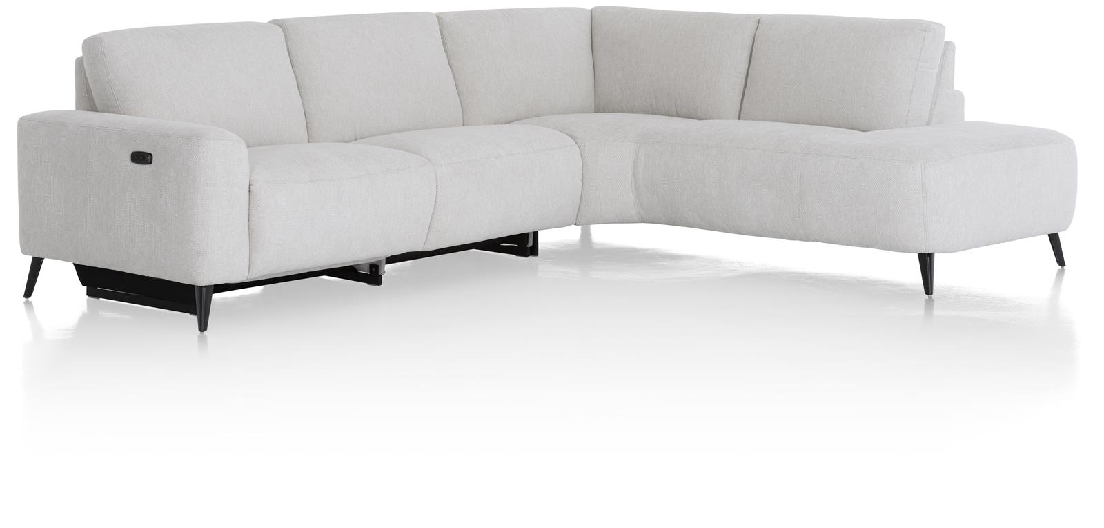XOOON Wohnlandschaft CARINI 277 x 228 cm in Stoff Vada Elfenbein PG1