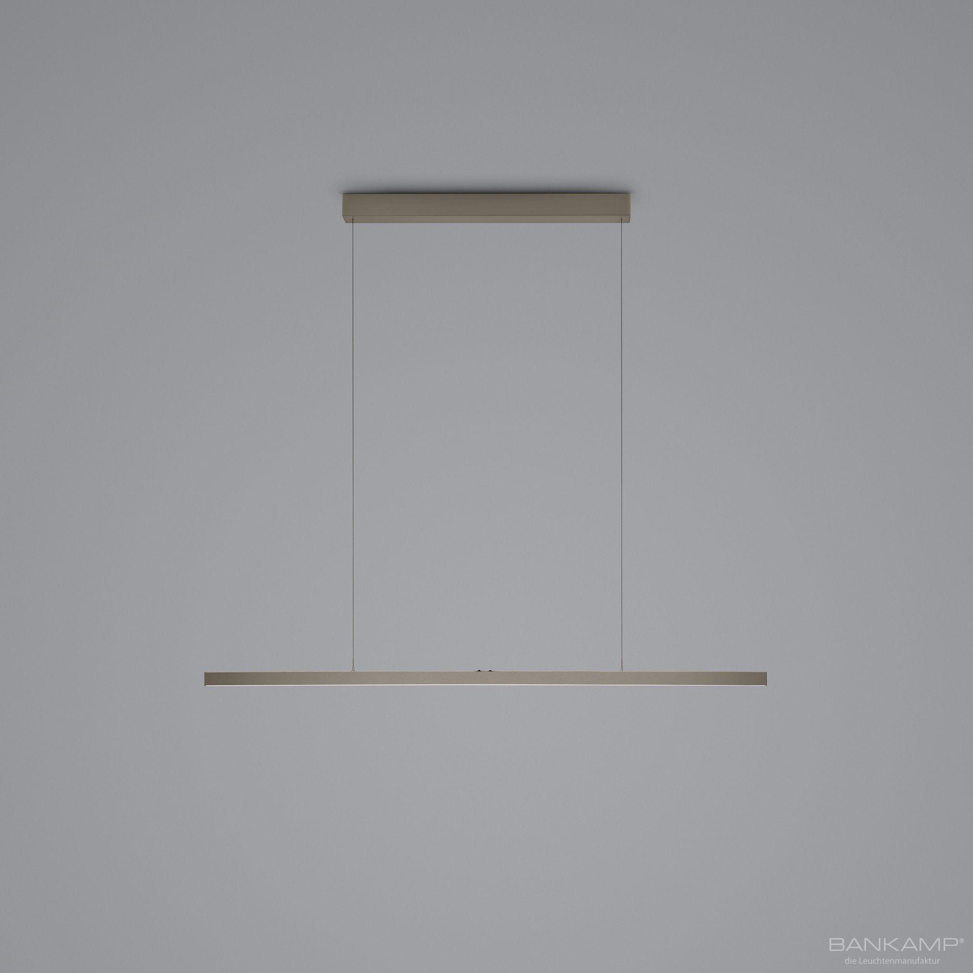 LED-Pendelleuchte LINE 120x5 in Bronze
