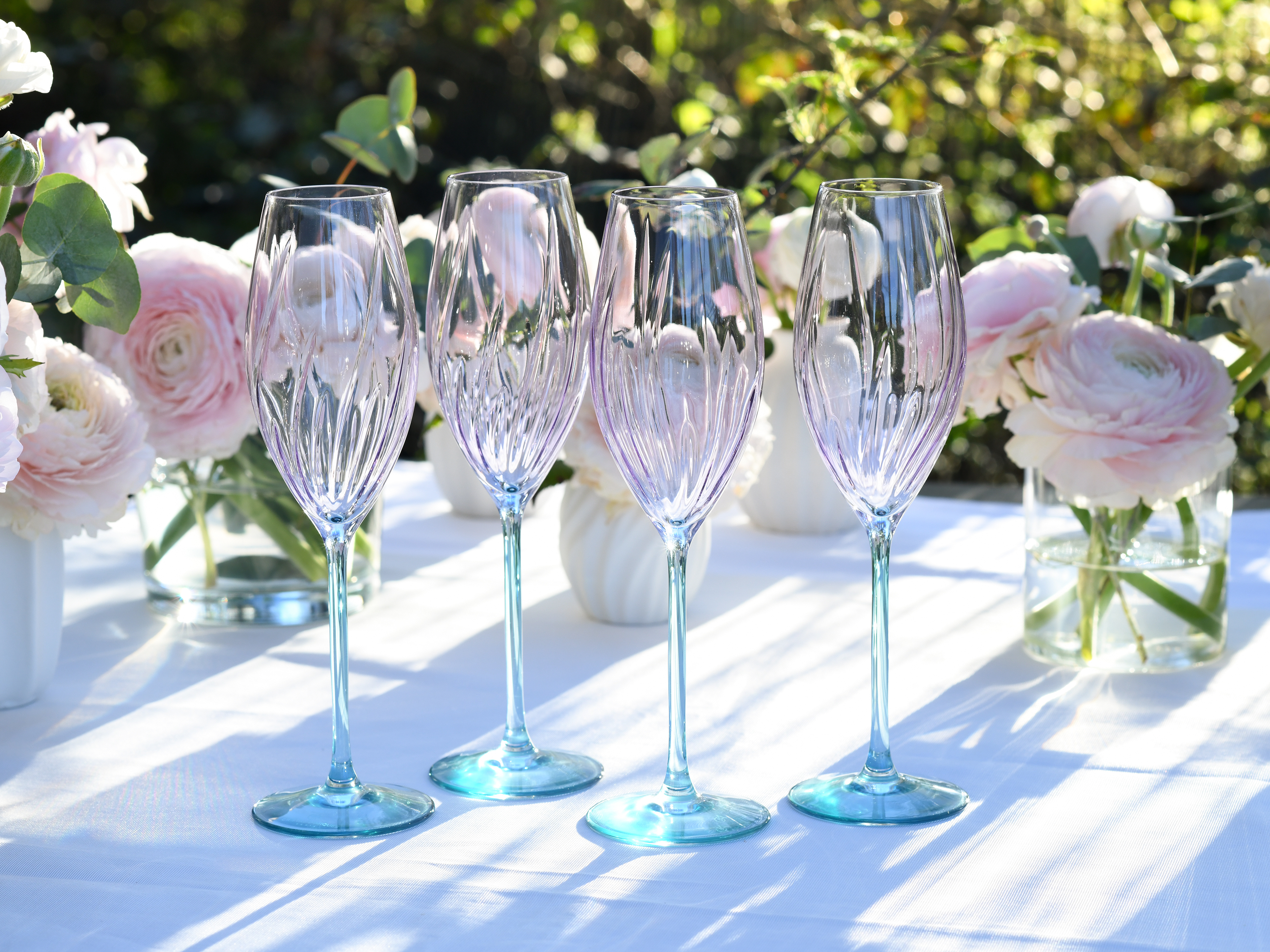 CreaTable Sektglas Swirly 4-tlg.