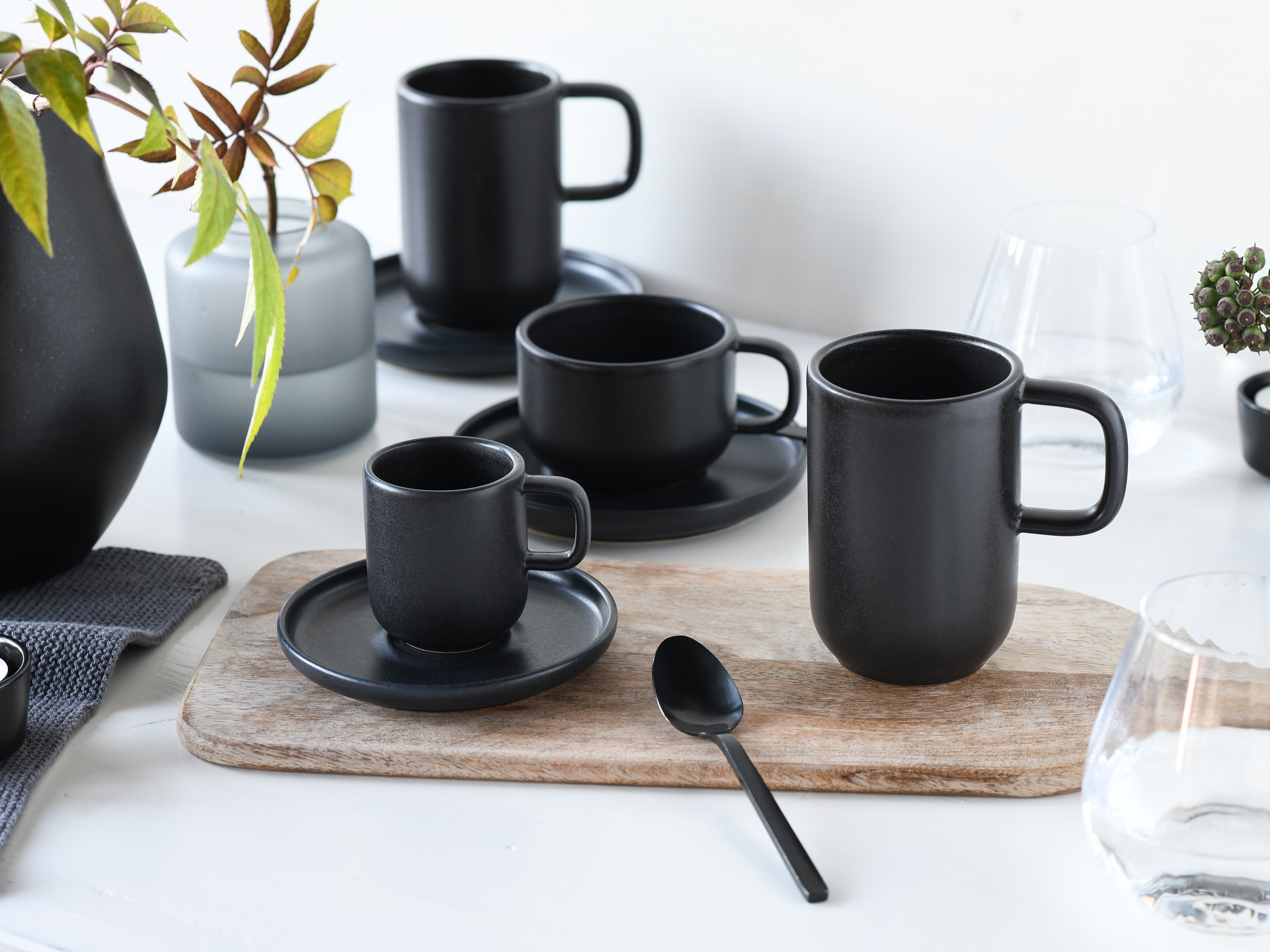 CreaTable Espressotasse Uno in Farbe schwarz
