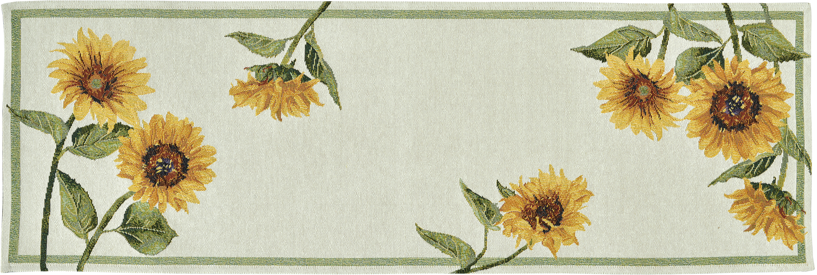 Sander Tischläufer SOLEA ca. 32 x 96cm in Farbe original, Dekoration für Zuhause, Teppich, Blume, Pflanze, Sonnenblume
