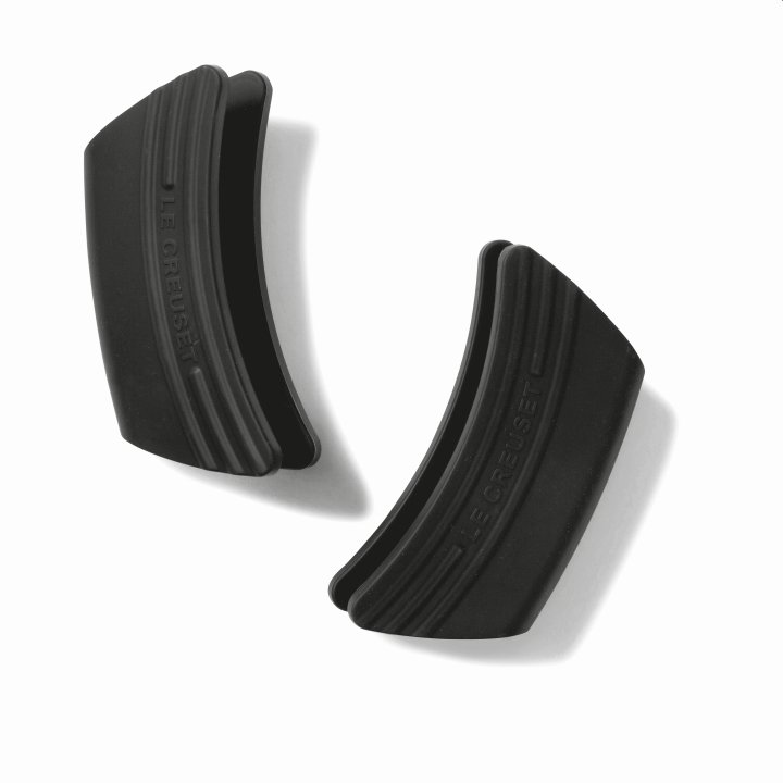 Le Creuset Silikon-Griffschutz Schwarz 2er-Set