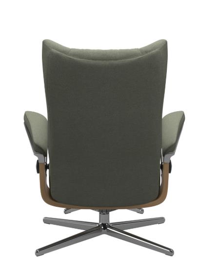 Stressless Sessel mit Hocker WING ca. B84 H103 T120 cm in Stoff Lotus 90 green