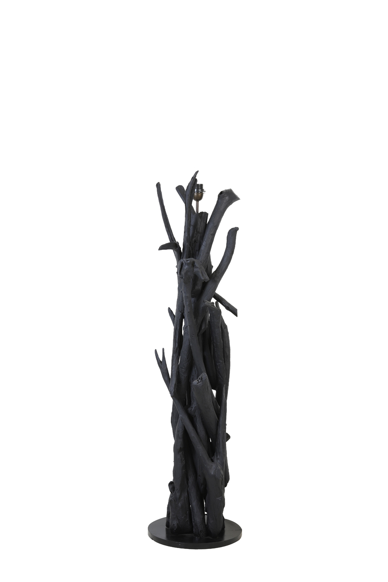 Light & Living Stehleuchte VIDIN 35x133cm Holz matt schwarz