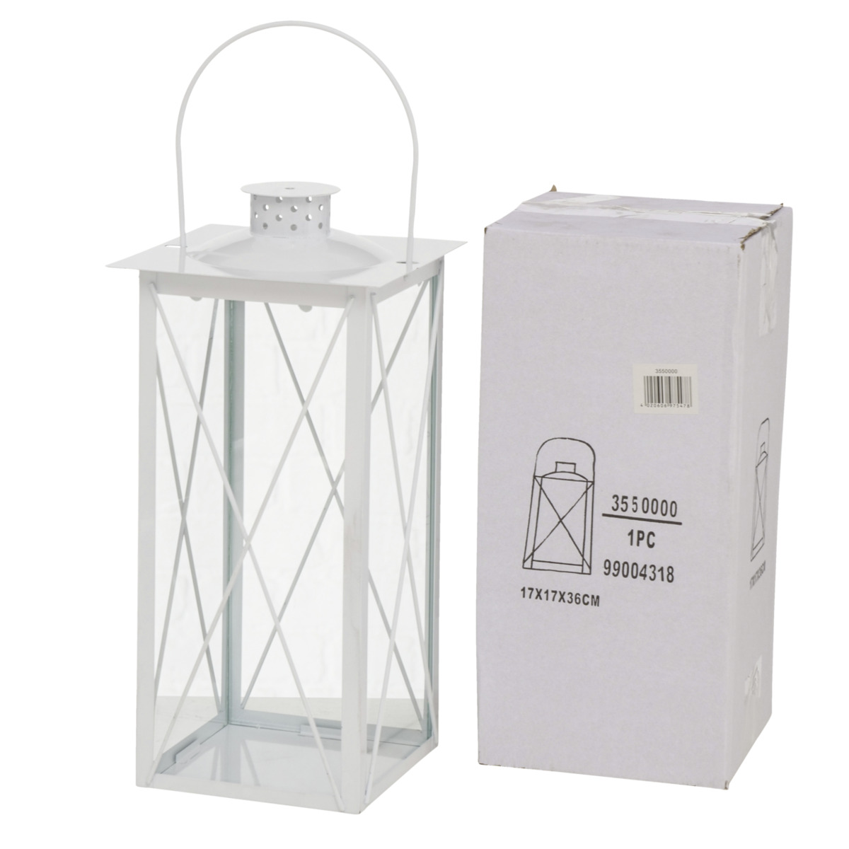 Boltze Laterne Farol in Farbe Weiß