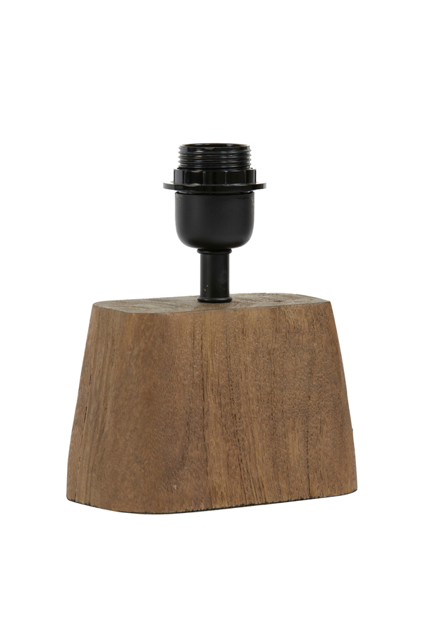 Lampenfuß KARDAN in Holz matt braun