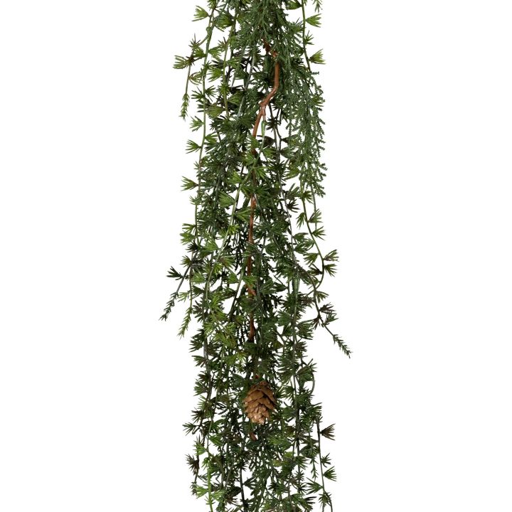 Gasper Lärchenranke, 125cm in Farbe Grün, ivy, hanging, pine cone, greenery, vine