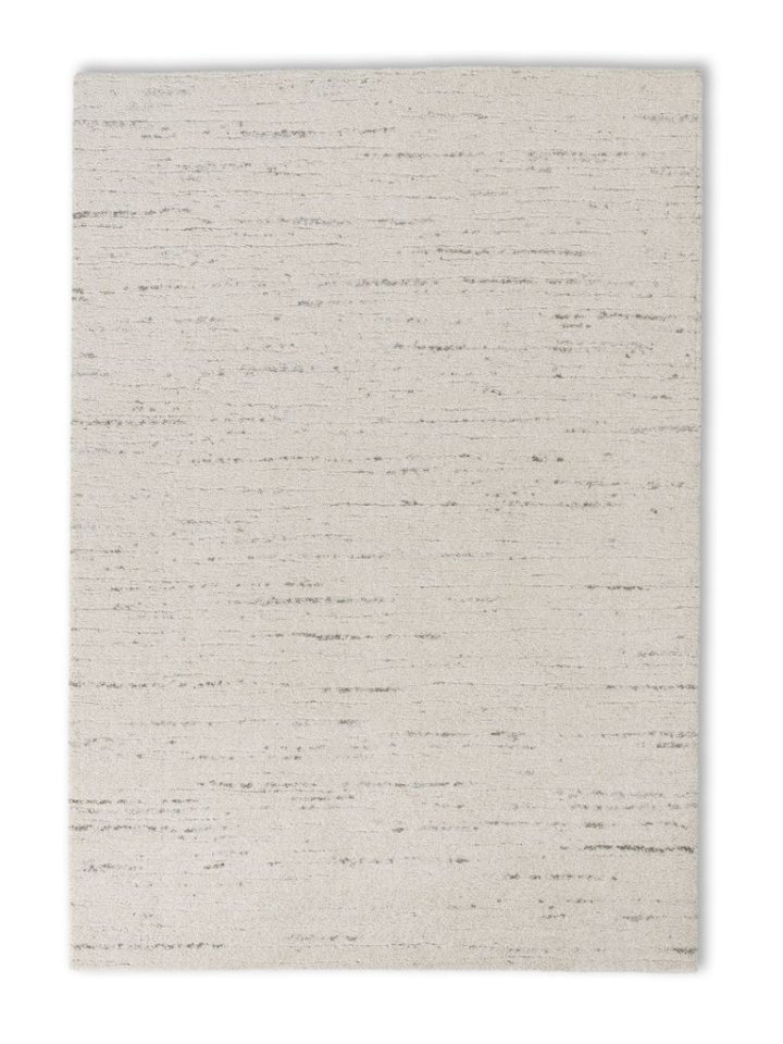 Golze & Söhne Teppich Amaze ca. 140x200cm in Farbe weiß uni , Teppich, Flächenteppich, Beige, Neutral, Texturiert