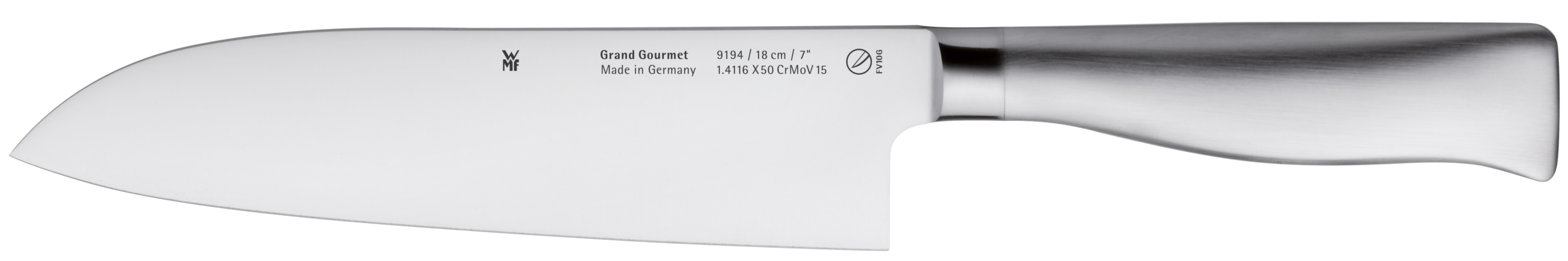 WMF Grand Gourmet Santokumesser, 18 cm in Edelstahl WMF Grand Gourmet Santokumesser, 18 cm in Edelstahl