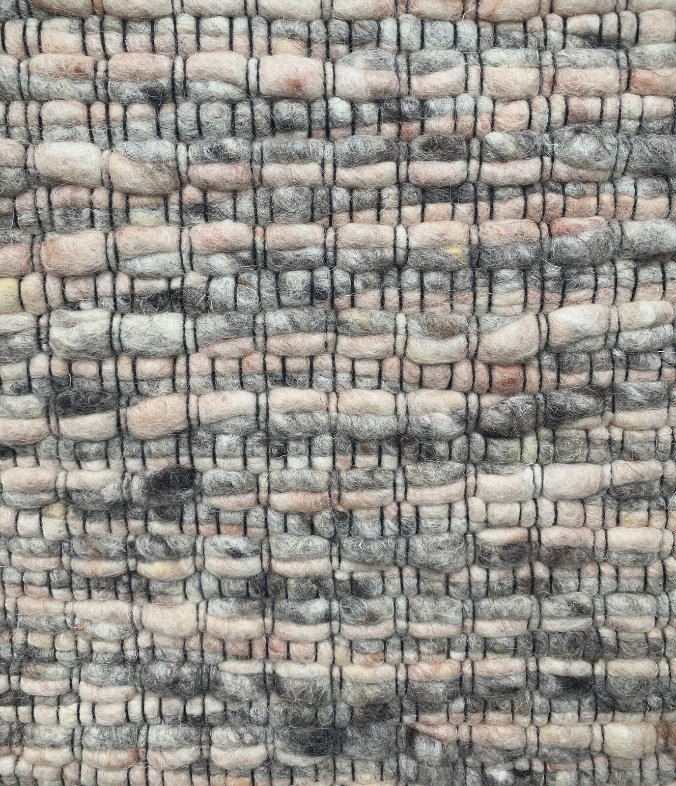 Tisca Handwebteppich Gonteno Flame ca. 170x230cm in Farbe grau bleu
