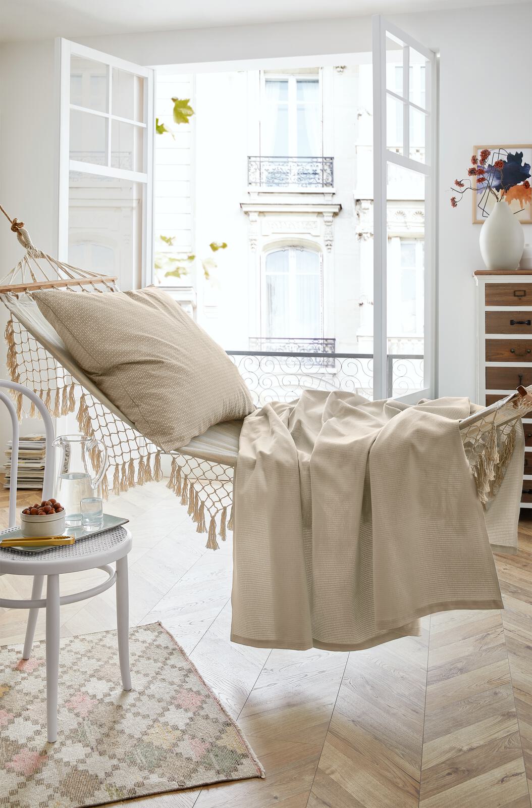 Summer-Set ca.150x220cm in Stone-Washed salbei