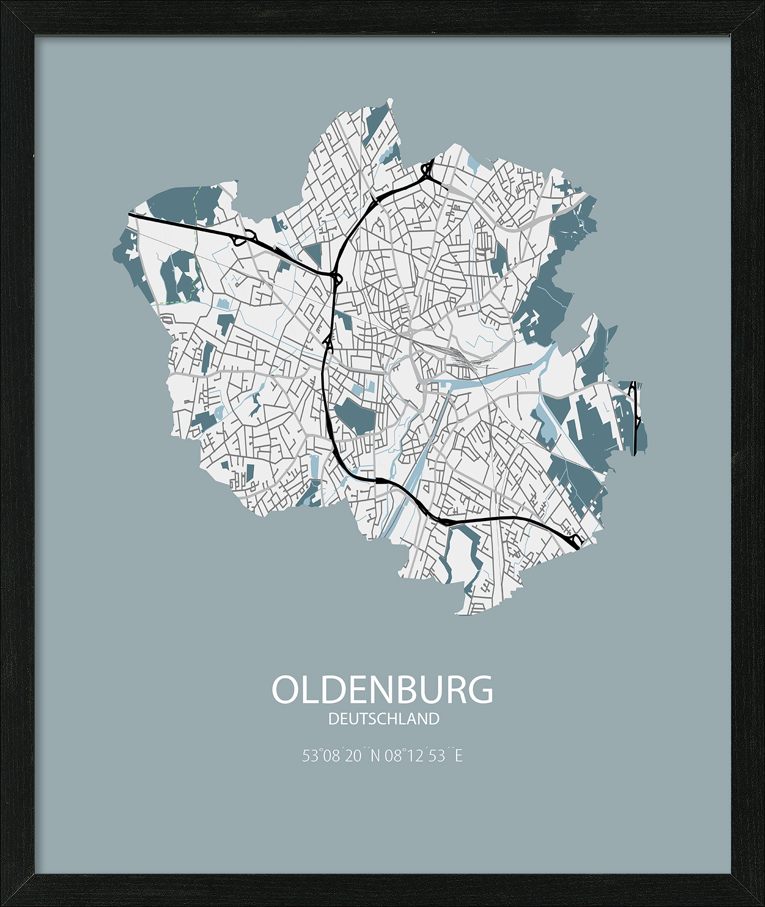 ProArt Framed-Art Scandic Living 55x65cm Oldenburg ProArt Framed-Art Scandic Living 55x65cm Oldenburg