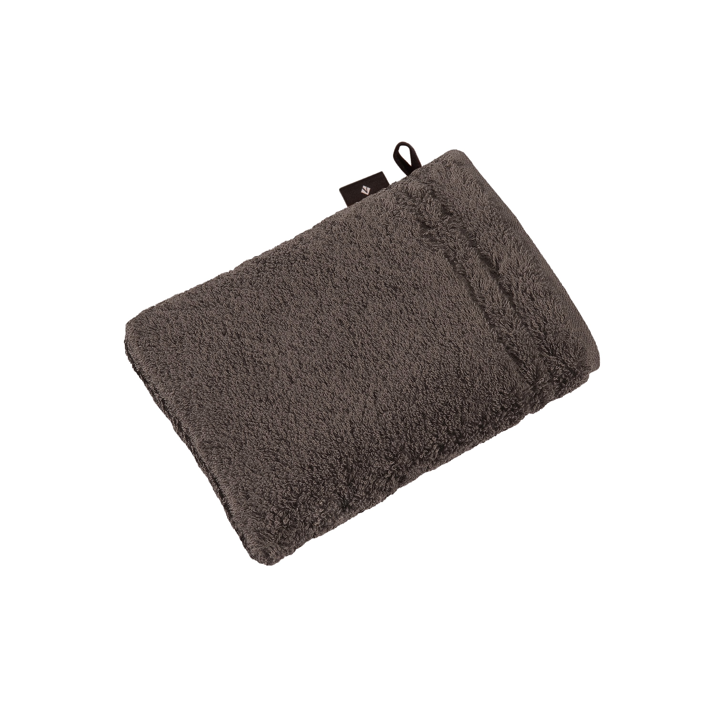Vossen Waschhandschuh Vienna Style Supersoft ca. 16x22cm in Farbe slate grey